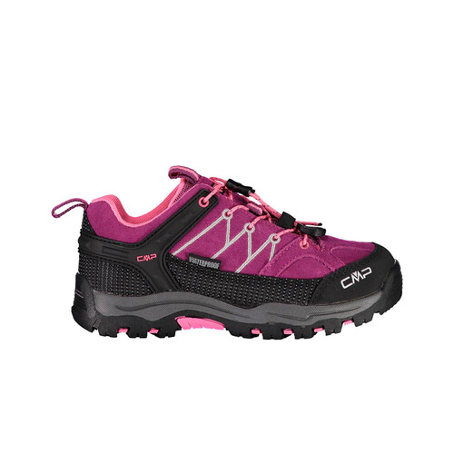 Cmp Kids Rigel Low Trekking Shoes Wp rosa zapatillas trekking niño