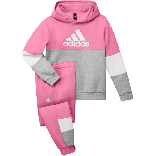 adidas Colourblock Fleece rosa chándal niño Sport