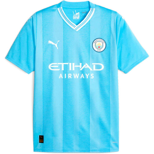 Camiseta Fútbol Hombre Azul PUMA Manchester City Home Réplica 23/24 Talla L
