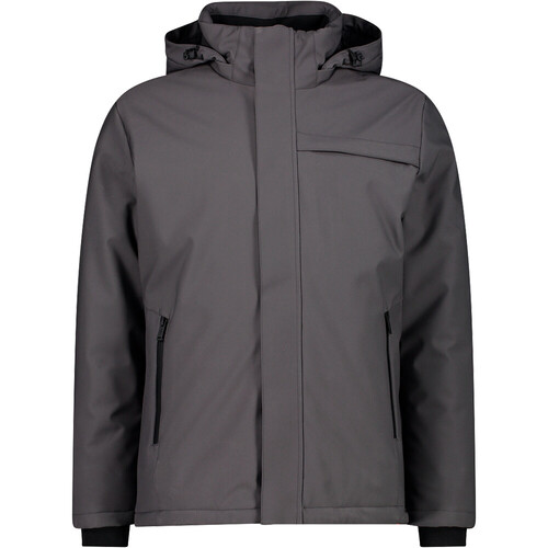 Cmp Man Long Jacket Snaps Hood