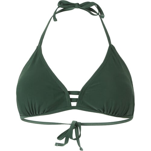  Top triángulo bikini verde Solid Seafor 