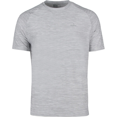 Camiseta manga corta hombre Academy IV gris melange negro