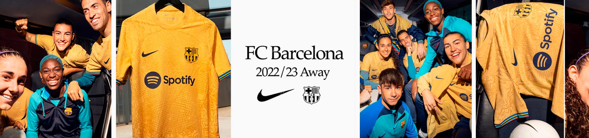 Segunda equipación FC Barcelona