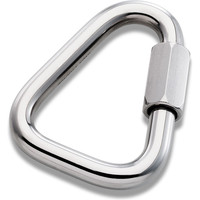 Petzl maillon MAILLON DELTA ACERO 10 mm 25kN CE vista frontal