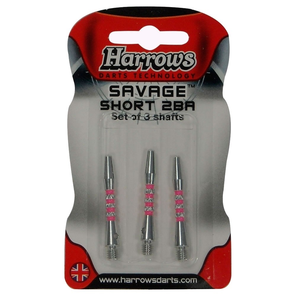 Harrows accesorio dardos SAVAGE SHORT CAA vista frontal