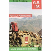 Zabaltzen cartografía RUTA DE LAS PEREGRINACIONES / G.R.105 * vista frontal