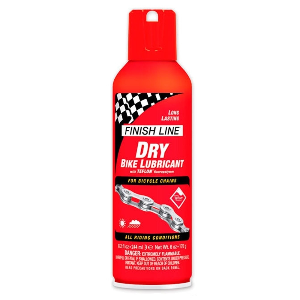 Finish Line aceites y lubricante bicicleta LUBRICANTE TEFLON AEROSOL 8 Oz. vista frontal