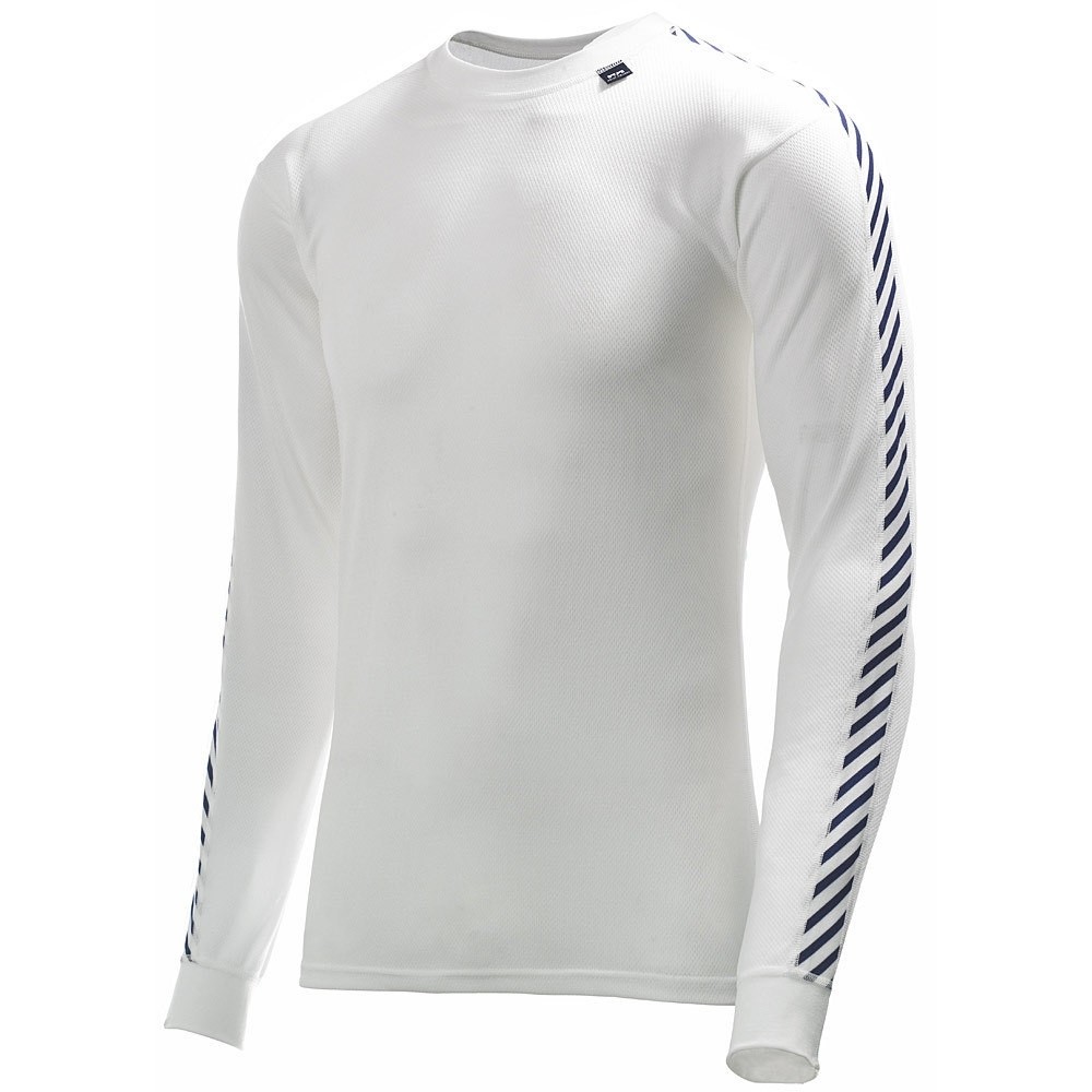 Lifa stripe crew camiseta térmica manga larga hombre Blanco (S)
