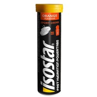 Isostar Tabletas POWER TABS NARANJA vista frontal