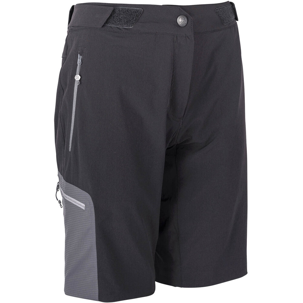 Kultus pantalón corto montaña mujer Negro (XL)