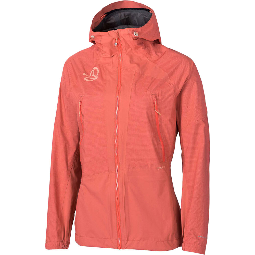 Karsa chaqueta impermeable mujer Naranja (XS)