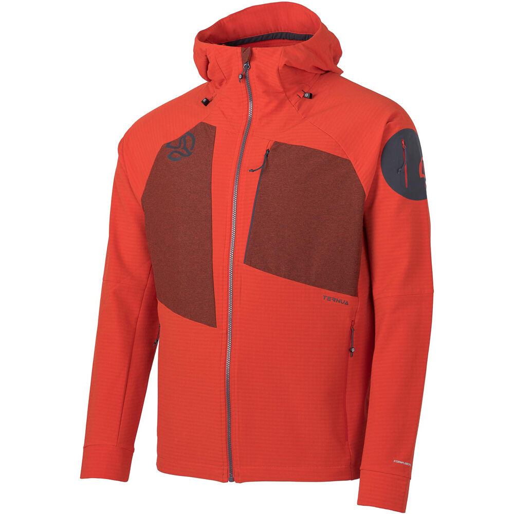 Denim hard chaqueta softshell hombre Naranja (S)