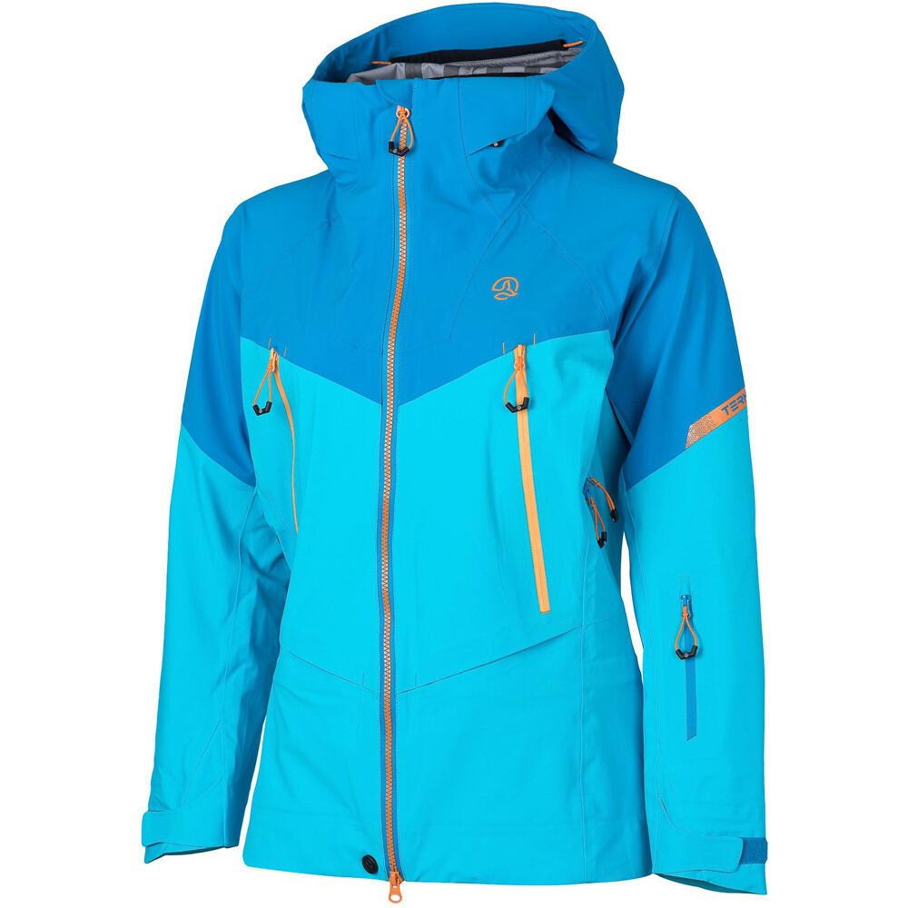 Mauna kea chaqueta impermeable mujer Azul (XS)