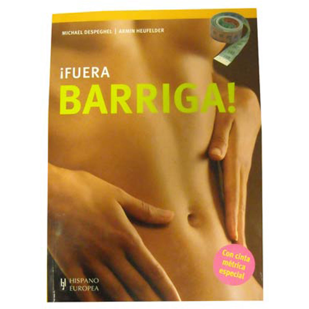 Hispano Europea libros FUERA BARRIGA! vista frontal