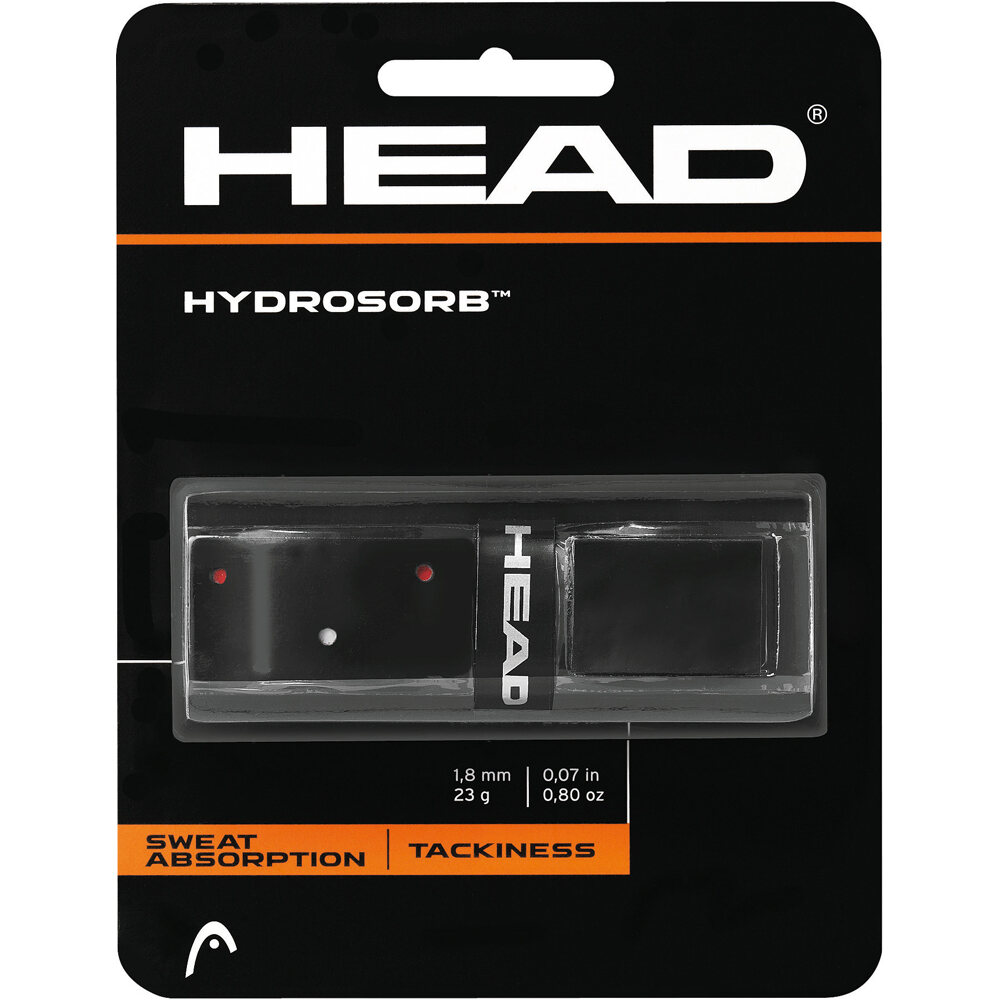 Head grip tenis HYDROSORB vista frontal