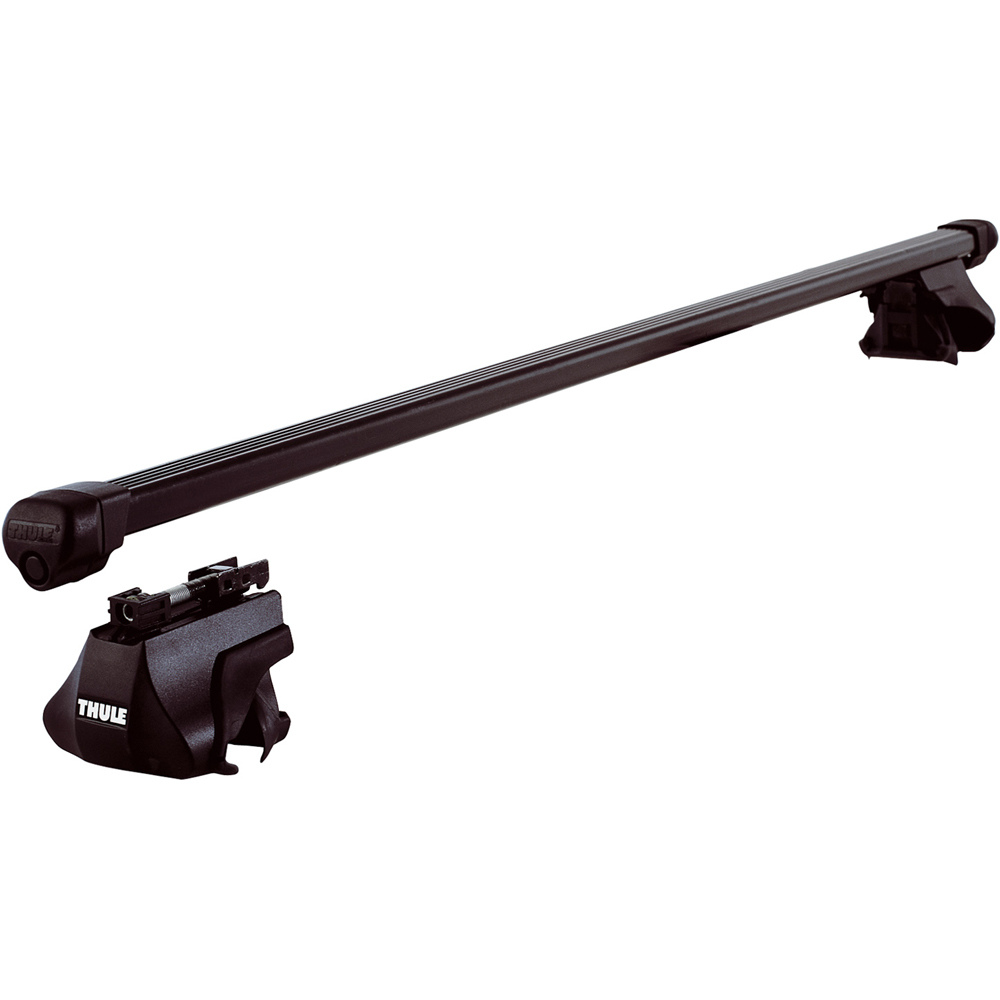 Thule Barras acero cuadradas 163cm 2 unidad barras techo coche