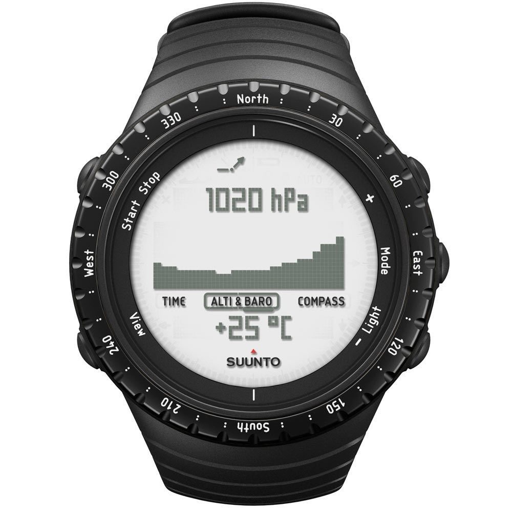 Suunto pulsómetros con gps REGULAR BLACK vista frontal