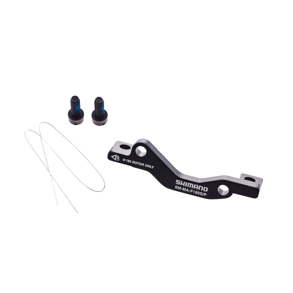 Shimano pastillas discos y accesorios freno ADAPT.PINZA DELANT.STD-POST 180MM. vista frontal