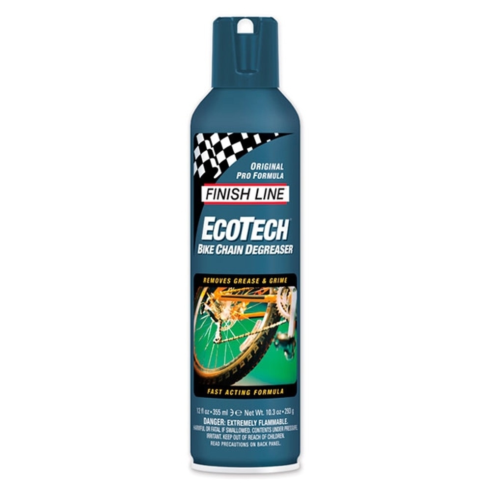 Finish Line aceites y lubricante bicicleta DESENGRASANTE ECOTECH AEROSOL 12 Oz. vista frontal