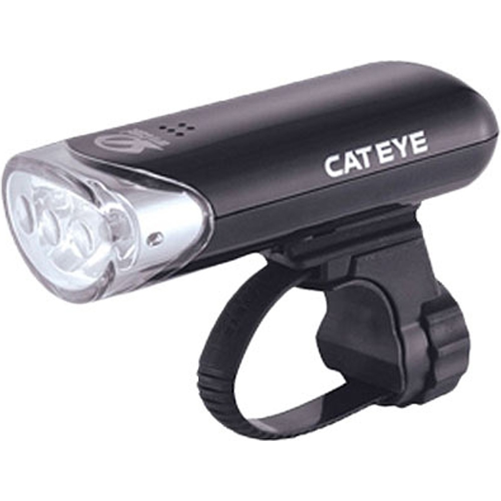 Cateye luz delantera bicicleta FARO CATEYE EL-135 L.E.D. OPTICUBE vista frontal