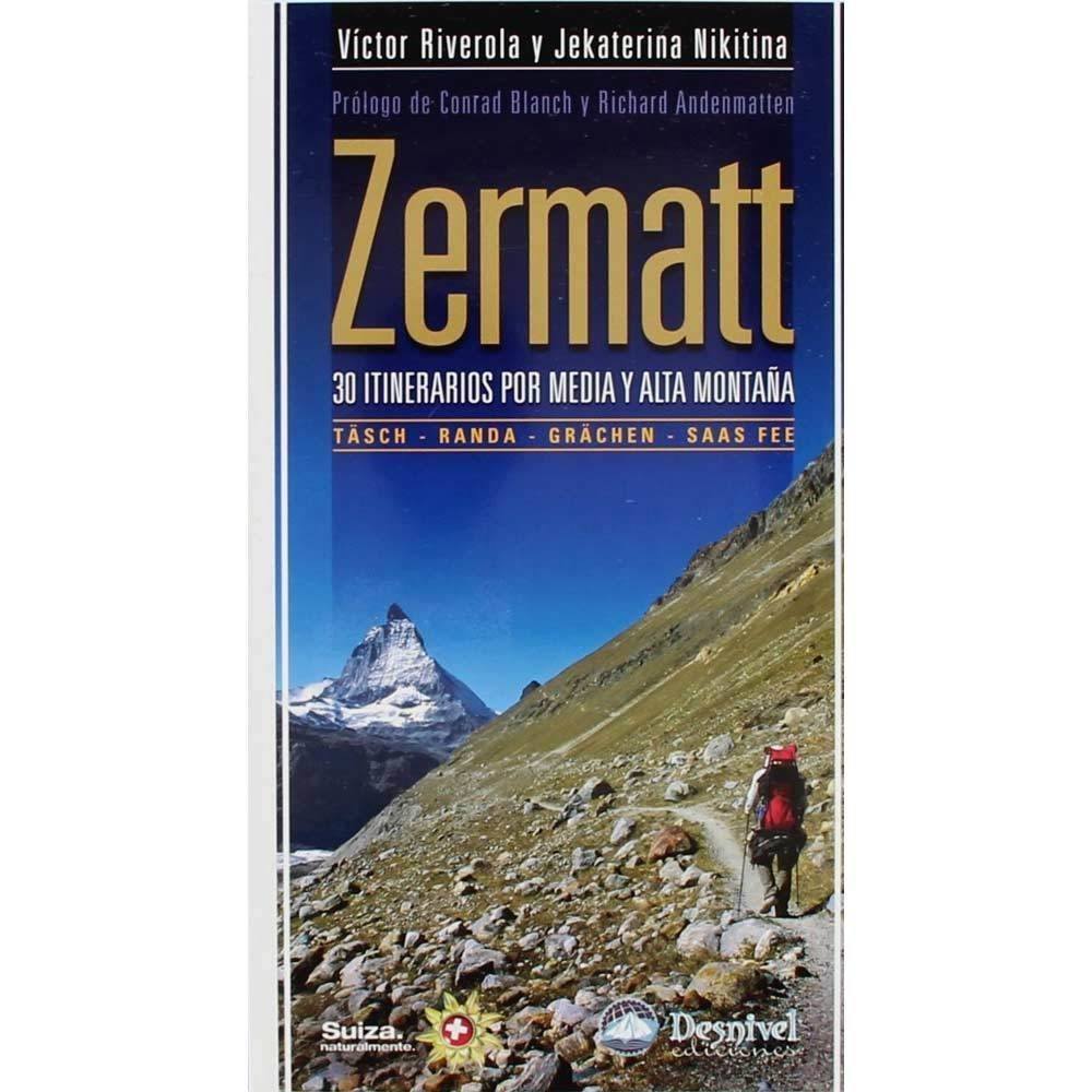 Desnivel libros ZERMATT, 30 ITIN MEDIA Y ALTA MONT vista frontal