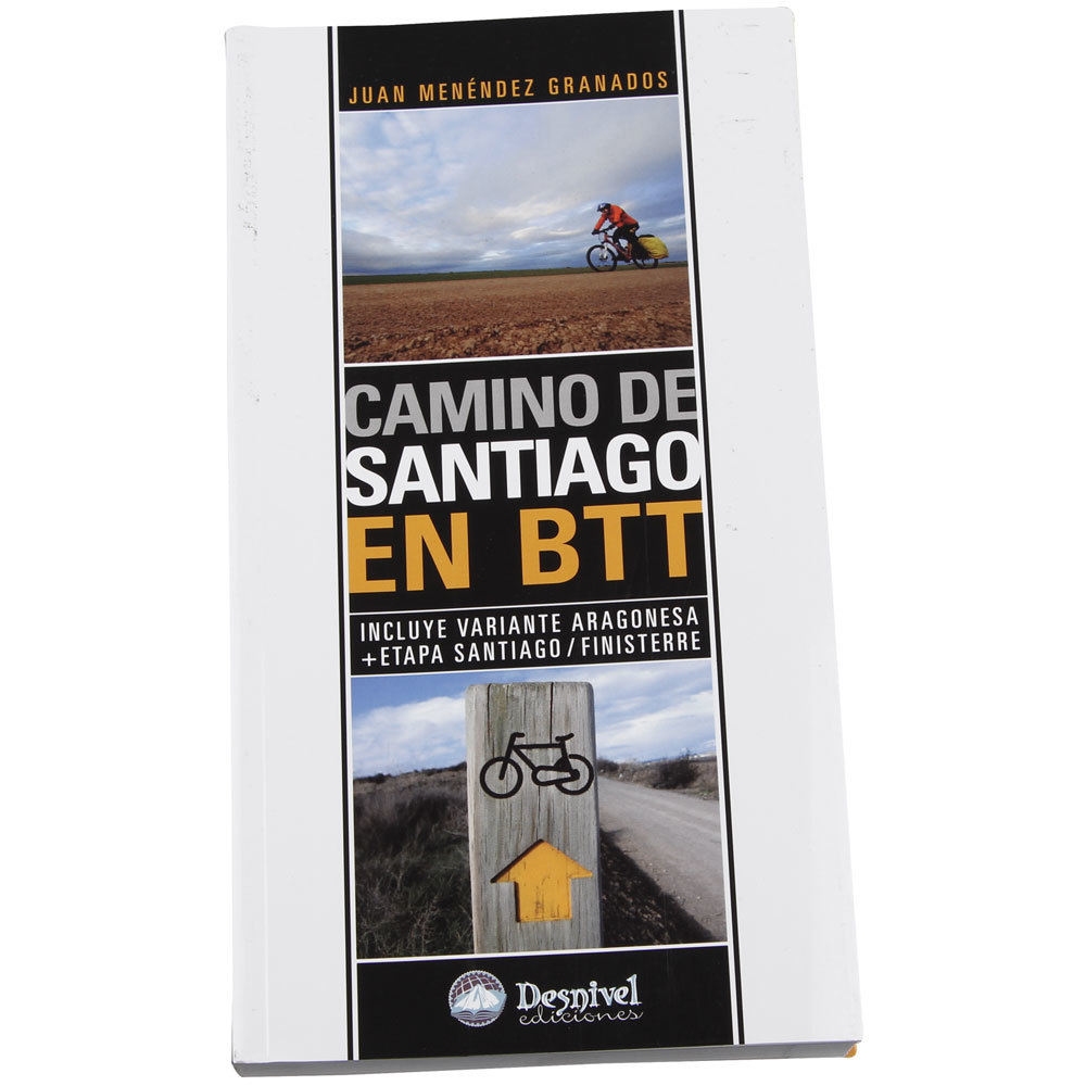 Desnivel libros CAMINO SANTIAGO BTT vista frontal