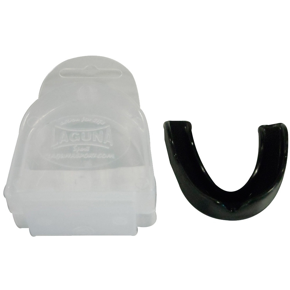 Laguna protector bucal fitness PROTECTOR BUCAL NEGRO vista frontal