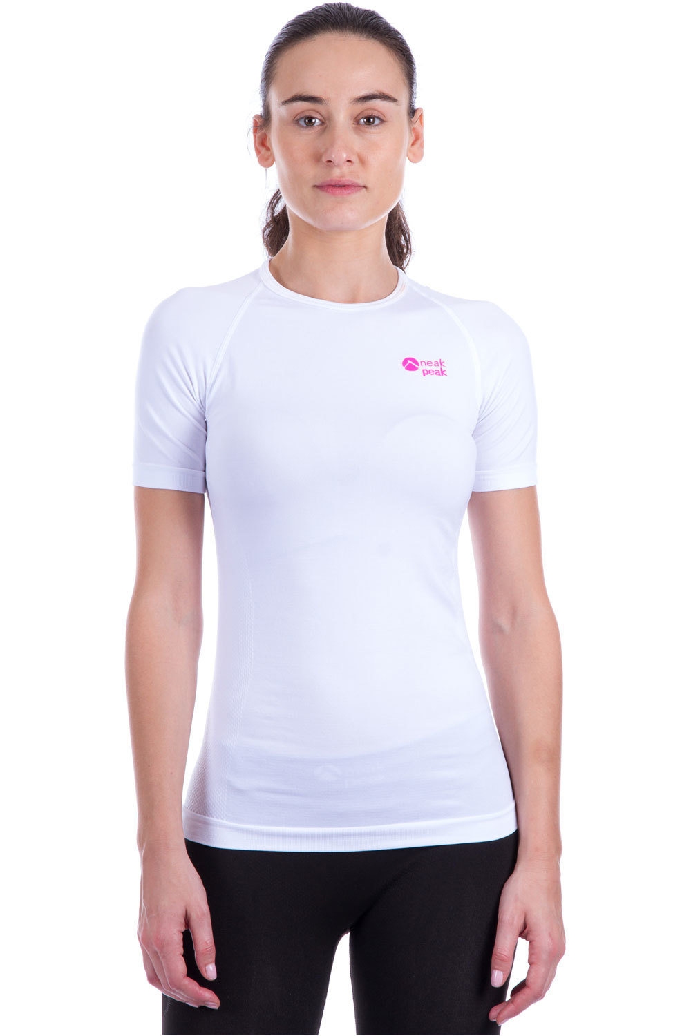 Neak Peak camiseta térmica manga corta mujer CTA M/C MUJER WHITE vista frontal