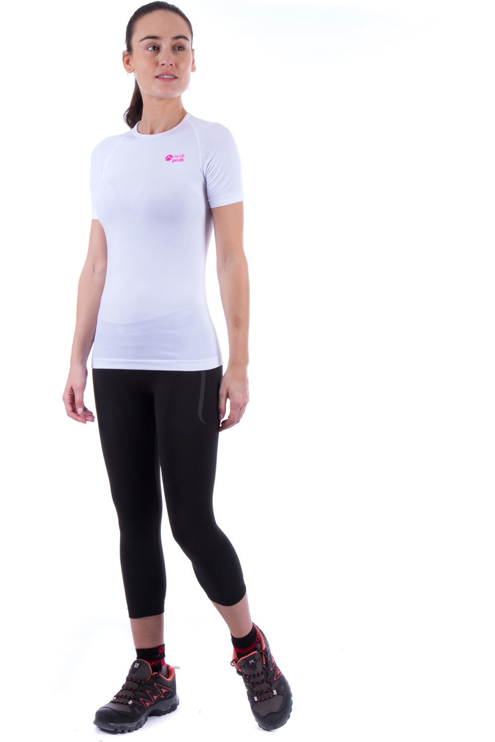 Neak Peak camiseta térmica manga corta mujer CTA M/C MUJER WHITE vista detalle