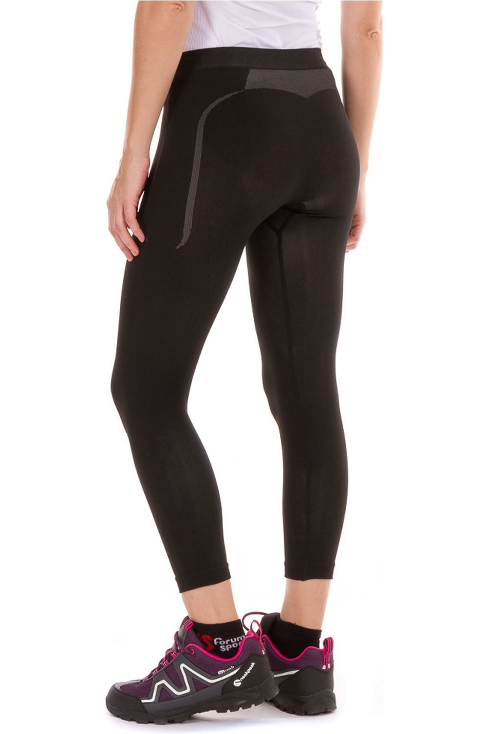 Neak Peak pantalón térmico mujer MALLA LARGA MUJER TEC BLACK vista trasera