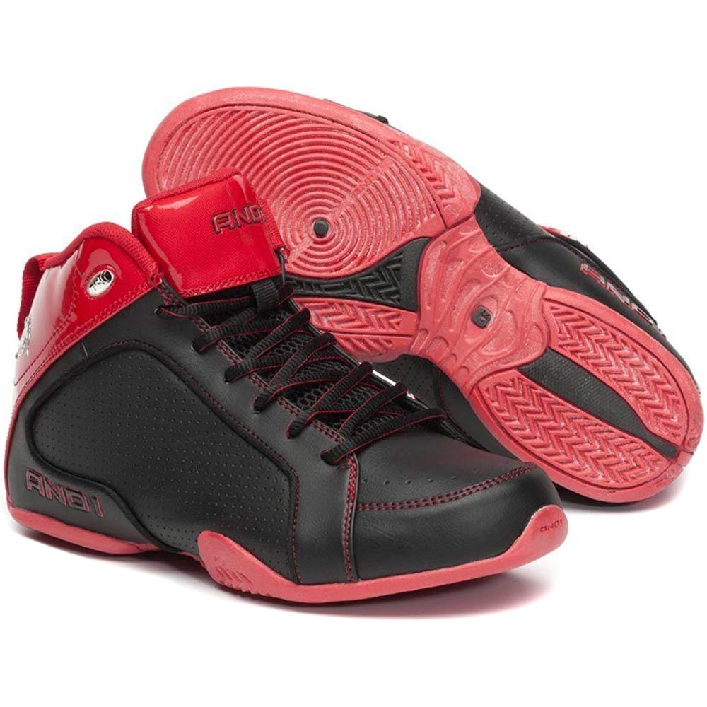 And One zapatilla baloncesto ASSAULT MID NERO lateral exterior
