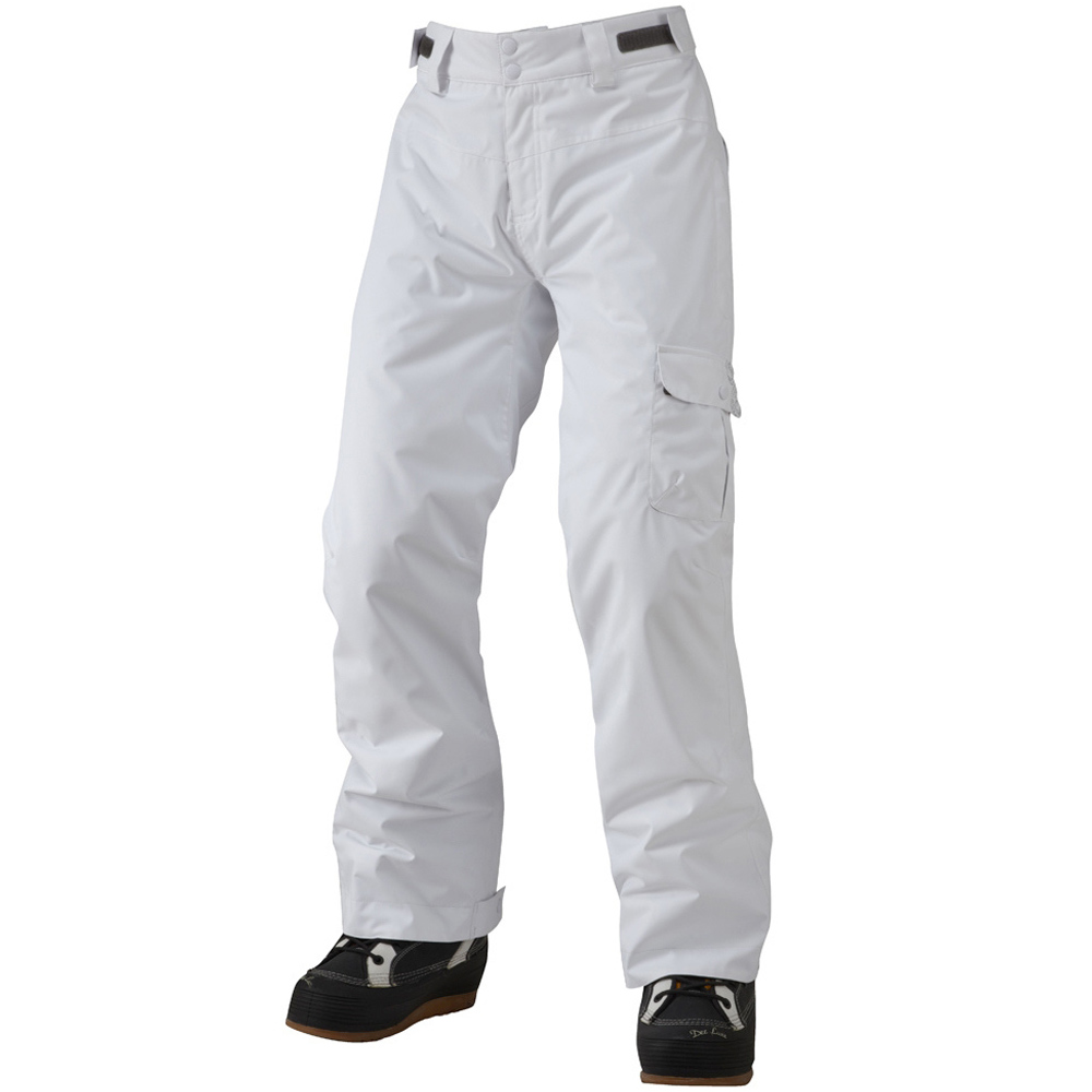 Surfanic pantalones snowboard mujer FRONT SURFTEX PANTS 010 WHITE vista frontal