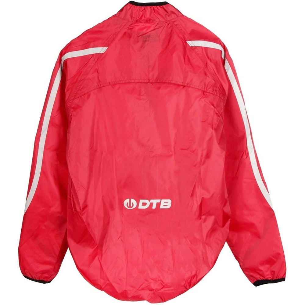 Dtb chaqueta impermeable ciclismo hombre B-ROSS CHILIPEPPER vista trasera