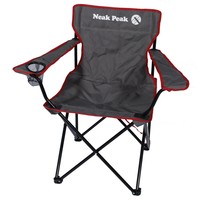 Neak Peak silla camping SILLA ACERO BRAZOS vista frontal