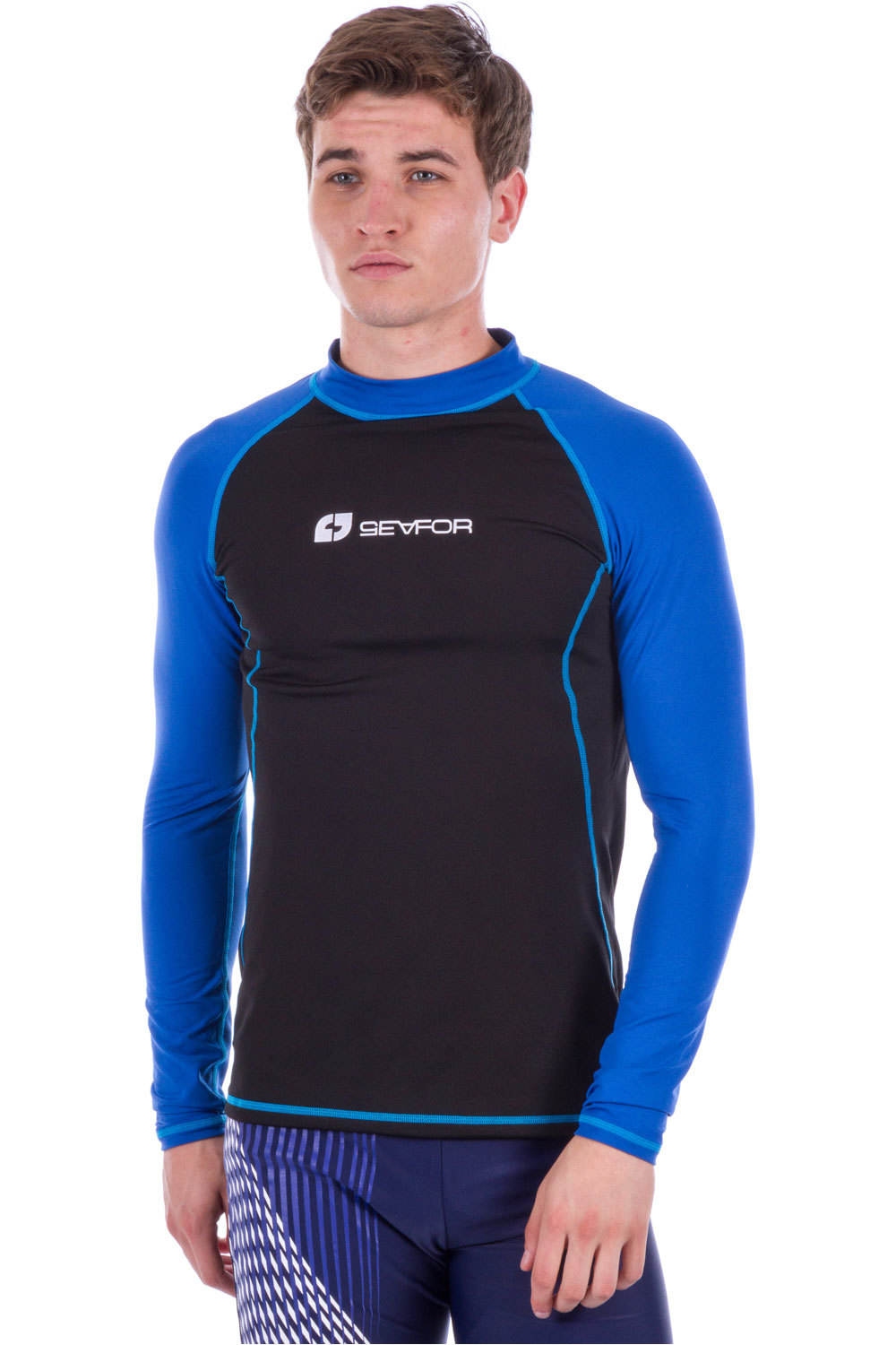 Seafor lycra surf manga larga hombre BATHSEBA vista frontal