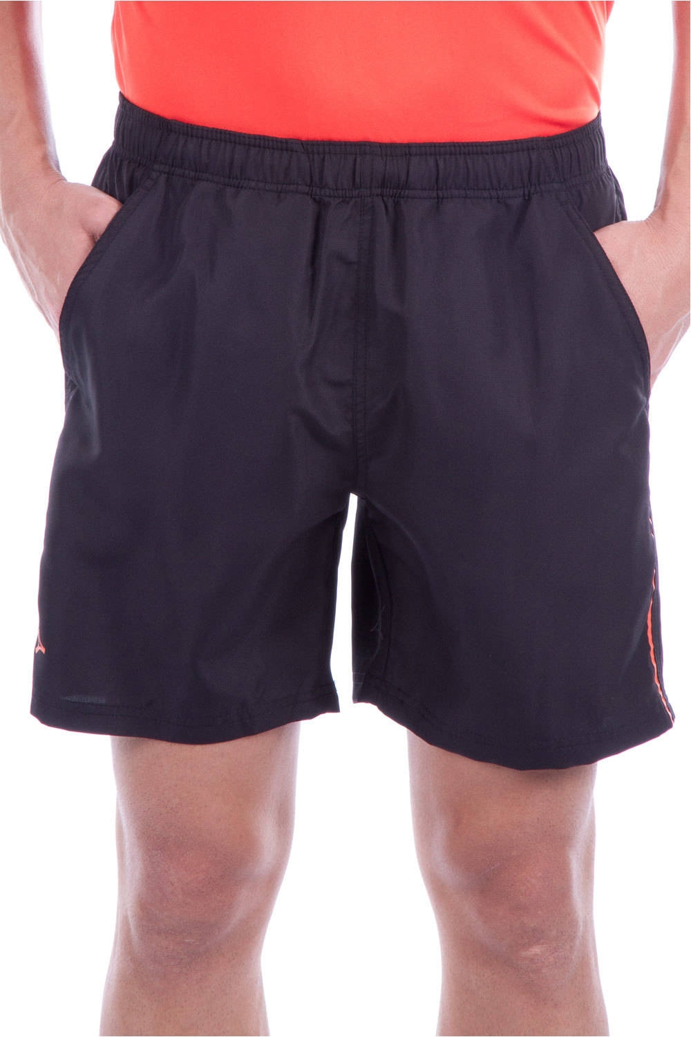 Masspro pantalón tenis hombre R-YELL-O BLACK vista frontal