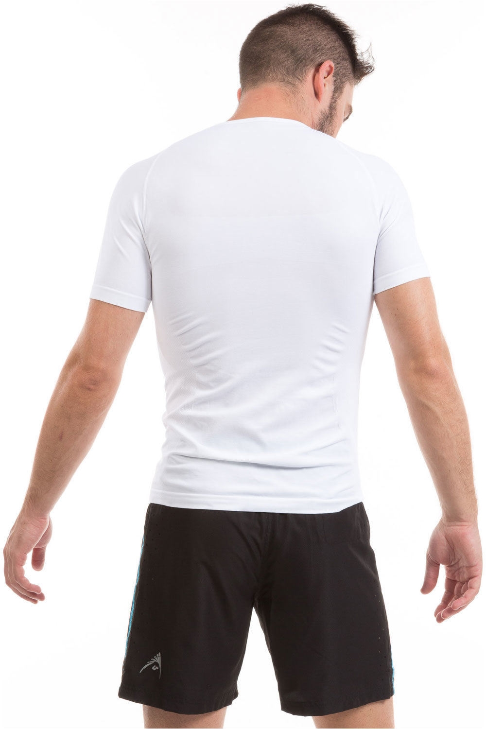 Spyro camiseta térmica manga corta hombre CTA M/C SR WHITE vista trasera