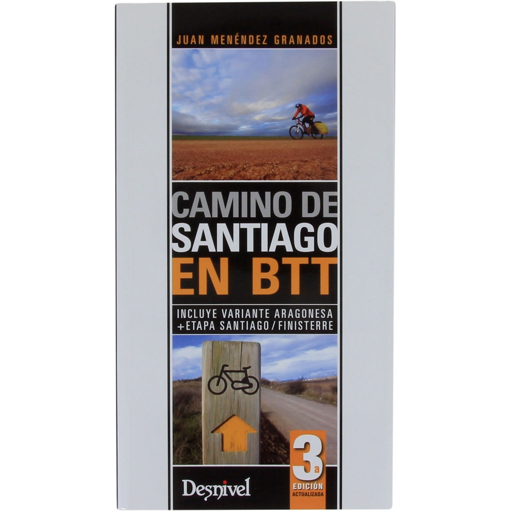 Desnivel libros CAMINO SANTIAGO BTT vista frontal