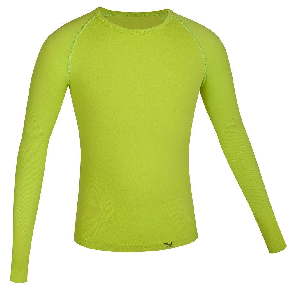 Salewa camiseta térmica niño META  DRY K L/S TEE VE vista frontal