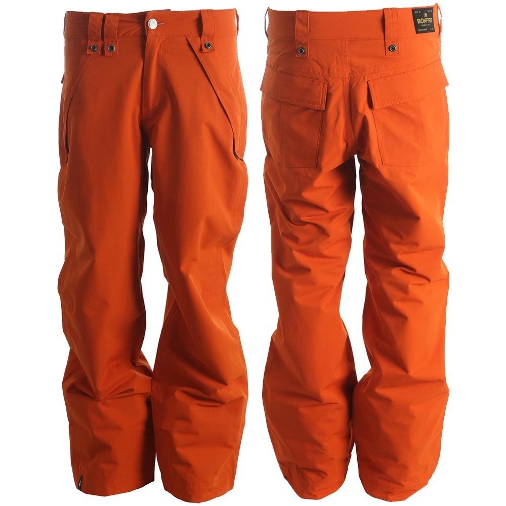 Bonfire pantalones snowboard hombre SEYMOUR PANT SIENNA vista frontal