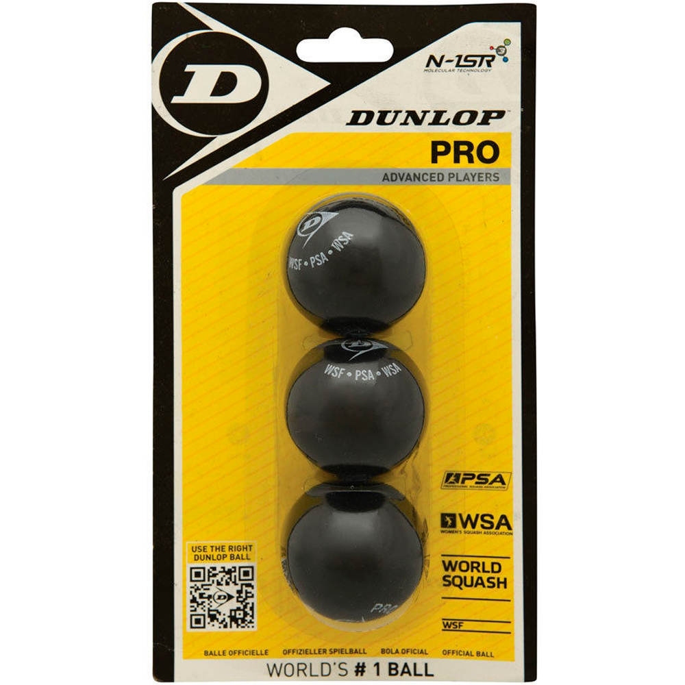 Dunlop pro x3 d pelotas squash
