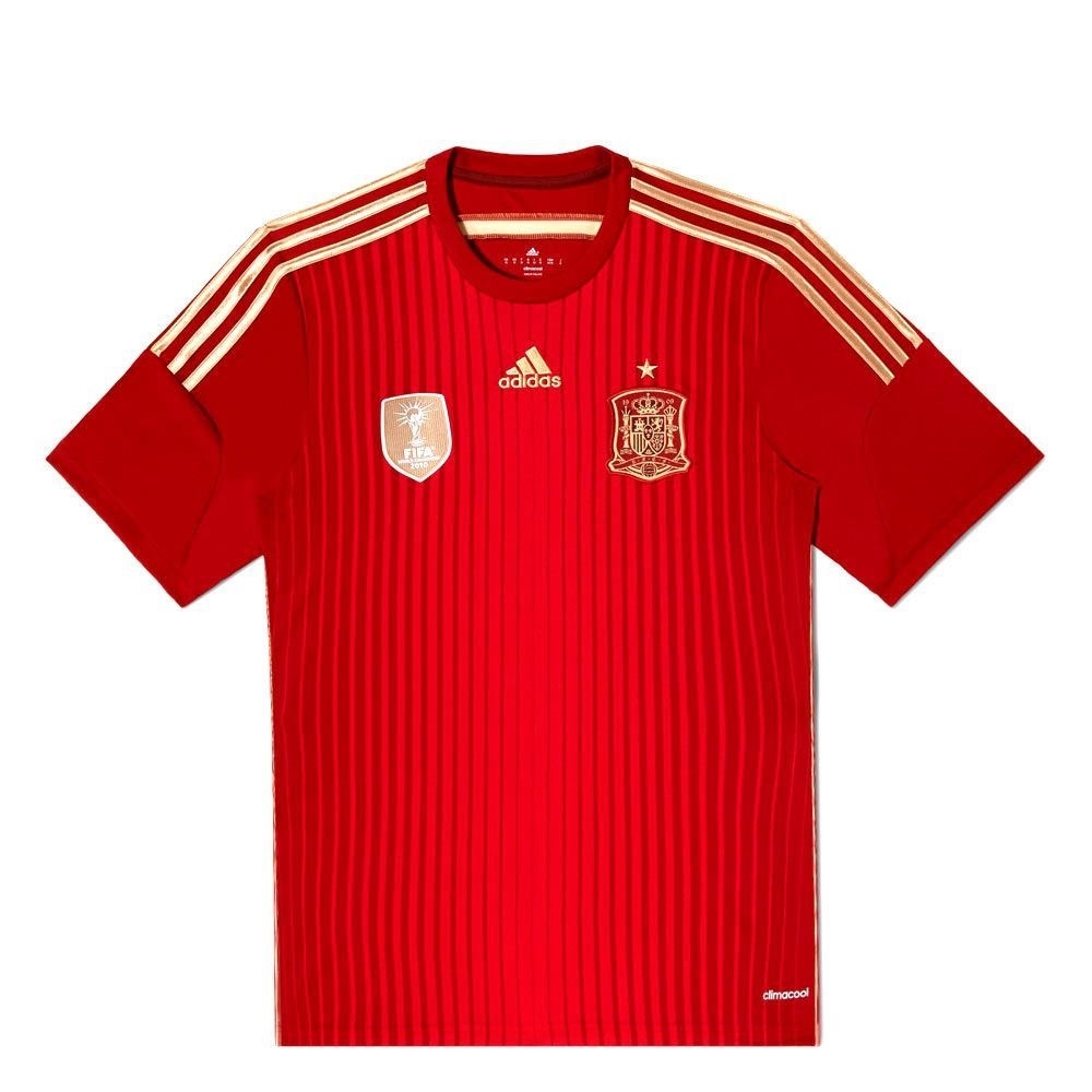 adidas camiseta de fútbol oficiales CAMISETA ESPANA PRIMERA EQUIPACION 2014 vista trasera