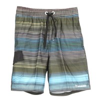 Longboard bañador playa niño stripes elastic BS vista frontal