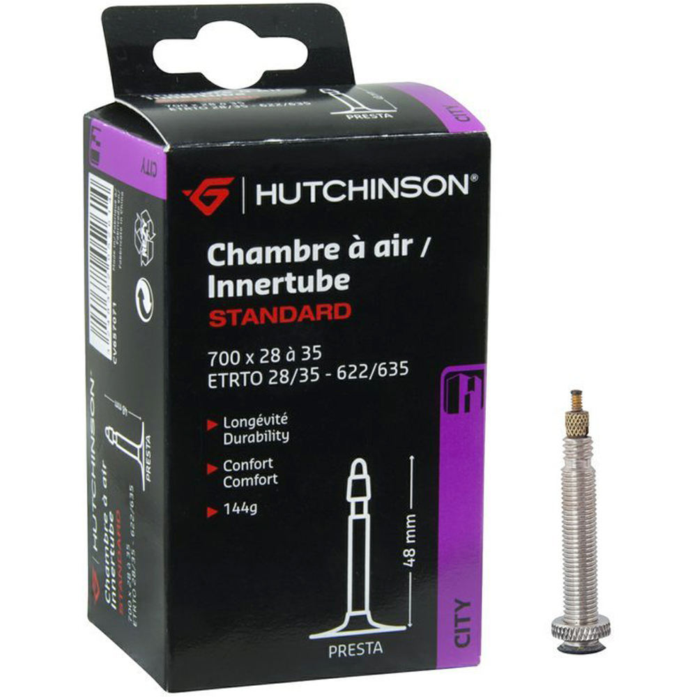 Hutchinson 700x28-35presta 48 cámara bicicleta paseo