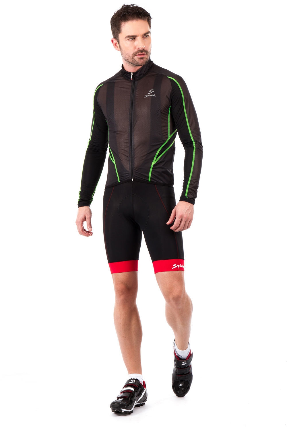 Spiuk cortavientos ciclismo hombre CHAQUETA VERANO TEAM HOMBRE 2014 NEGRO vista detalle