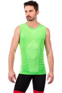 Spiuk camiseta térmica manga corta CAMISETA S/M TOP TEN UNISEX 2013 VERDE vista frontal