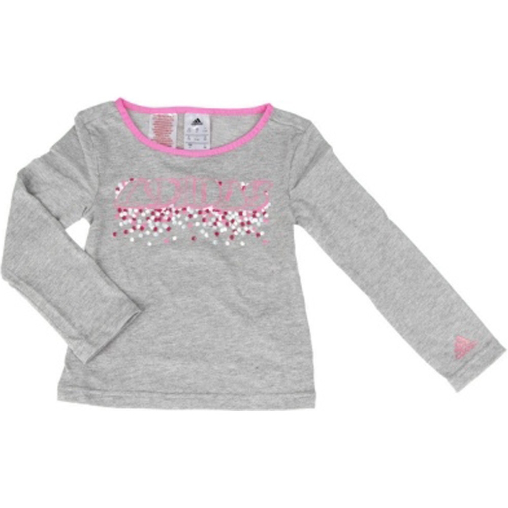 adidas camiseta junior niña LG RI LS vista frontal