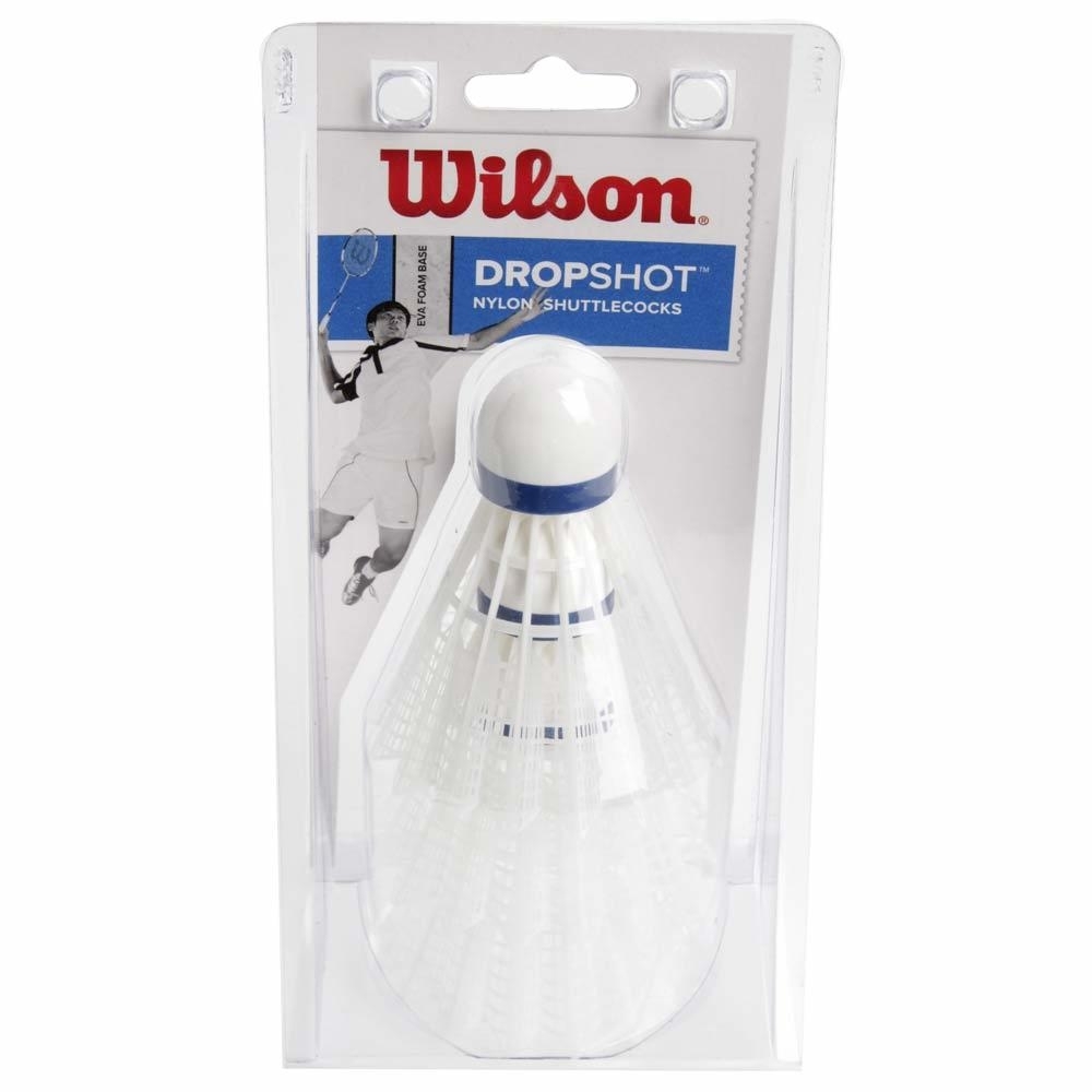 Wilson pluma bádminton DROPSHOT 3 CLAMSHEL vista frontal