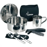 Laken fiambreras Bateria de camping de acero de 17 cm vista frontal