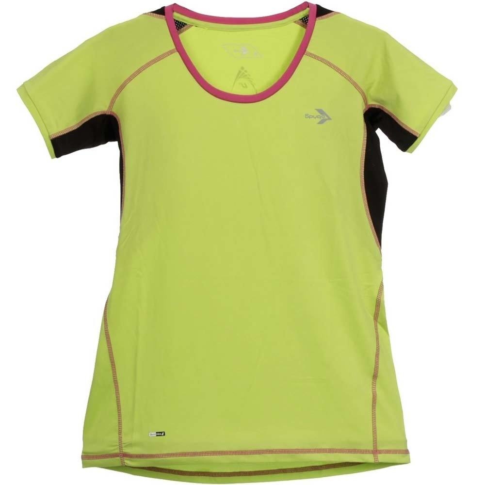 Spyro camiseta entrenamiento manga corta mujer T-CeriGreen Glow vista frontal